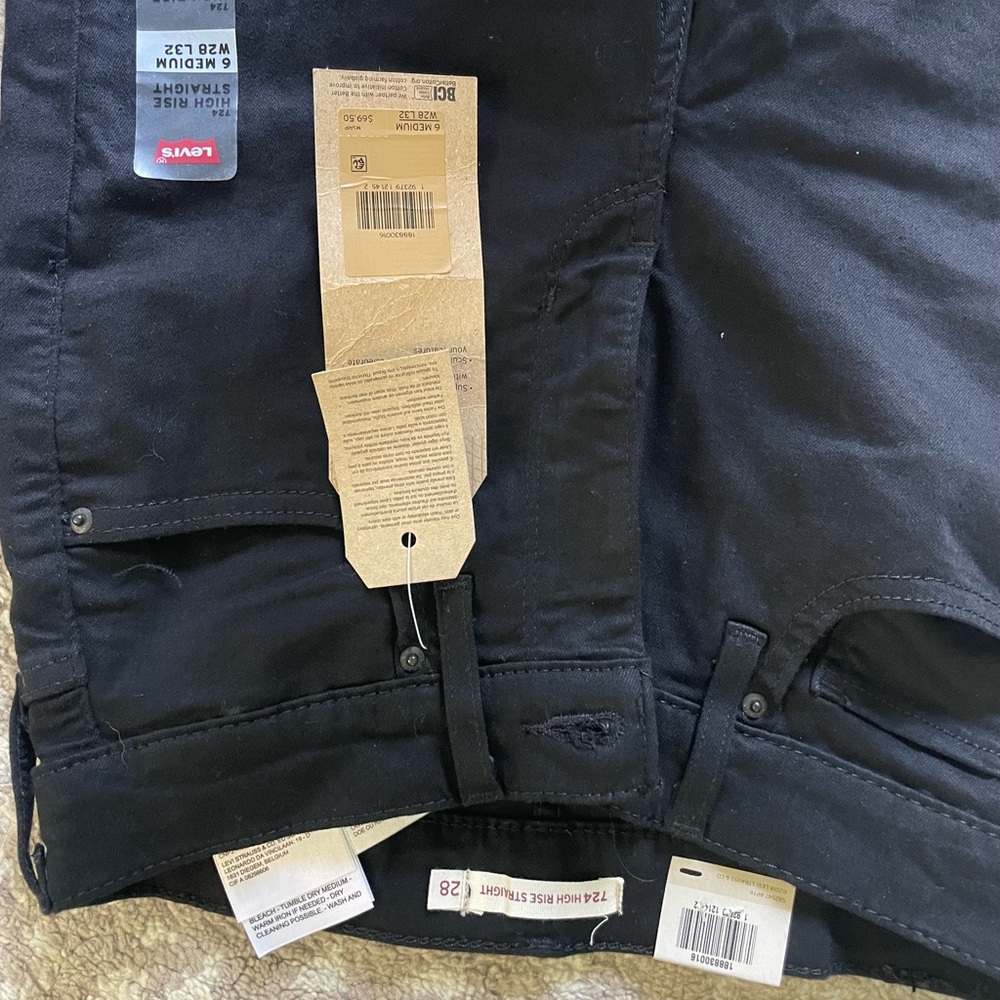 Levi’s High Rise Straight Jean - Picture 2 of 3